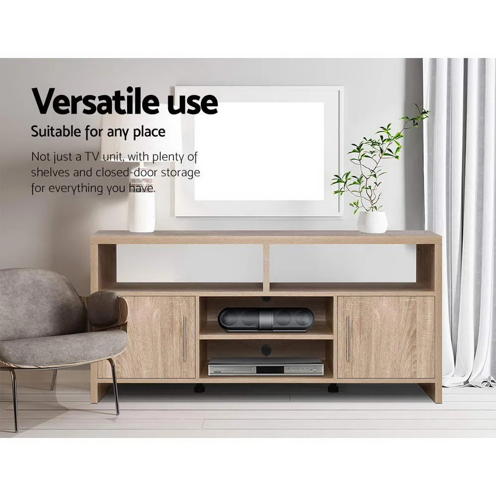 140cm Oak TV Cabinet Entertainment / Unit Stand