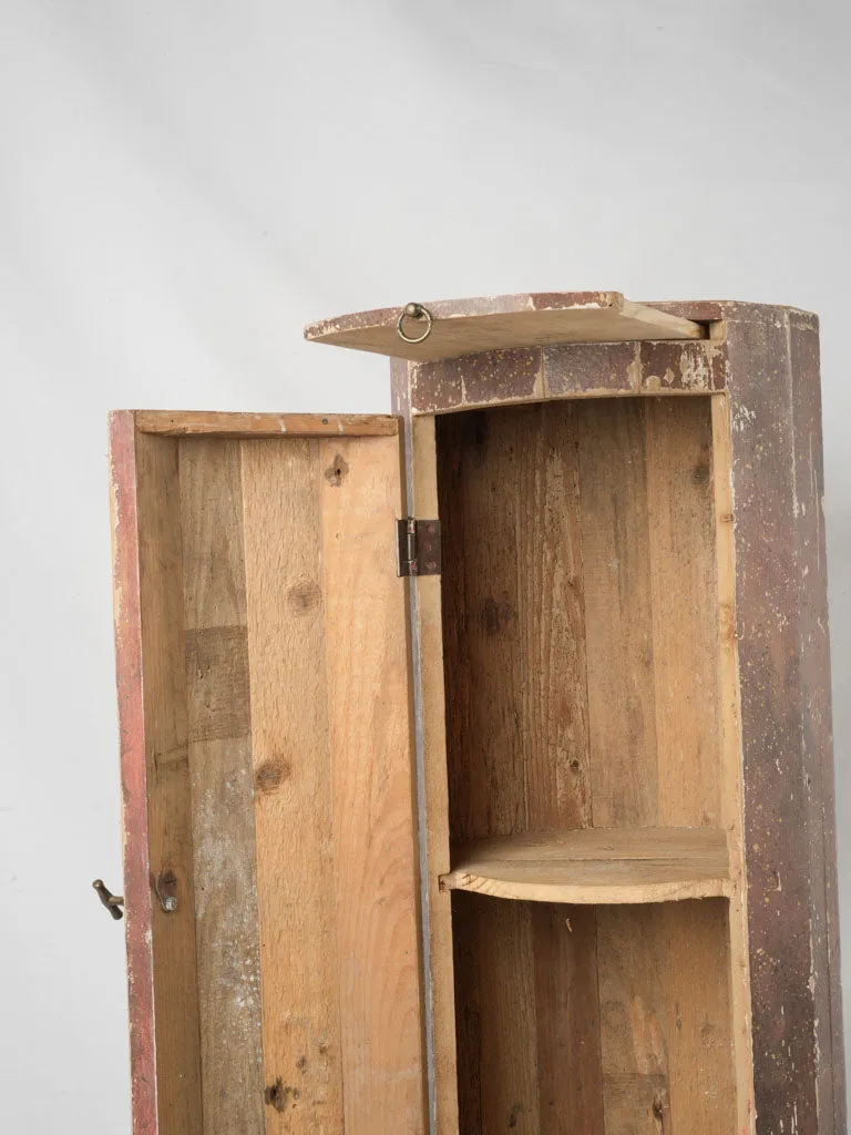 19th-Century Faceted Column Somno Cabinet - 35½"
