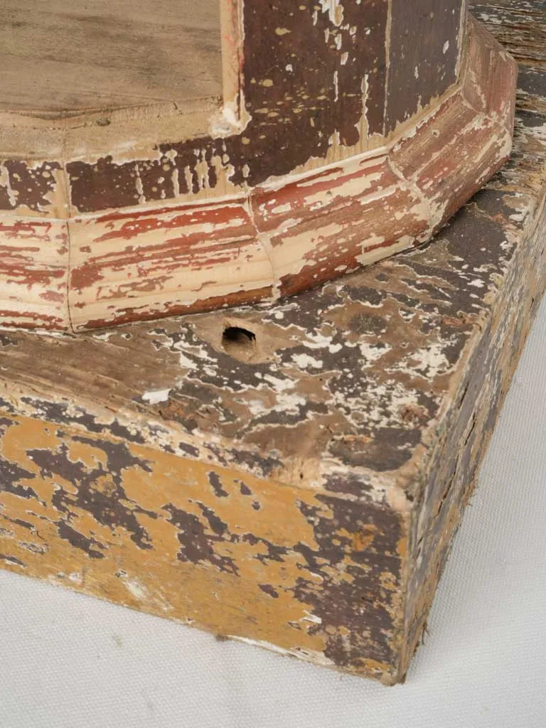 19th-Century Faceted Column Somno Cabinet - 35½"