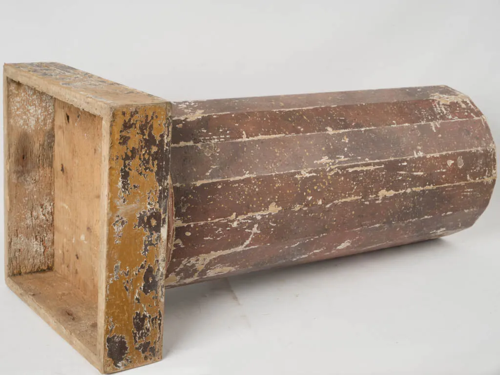 19th-Century Faceted Column Somno Cabinet - 35½"