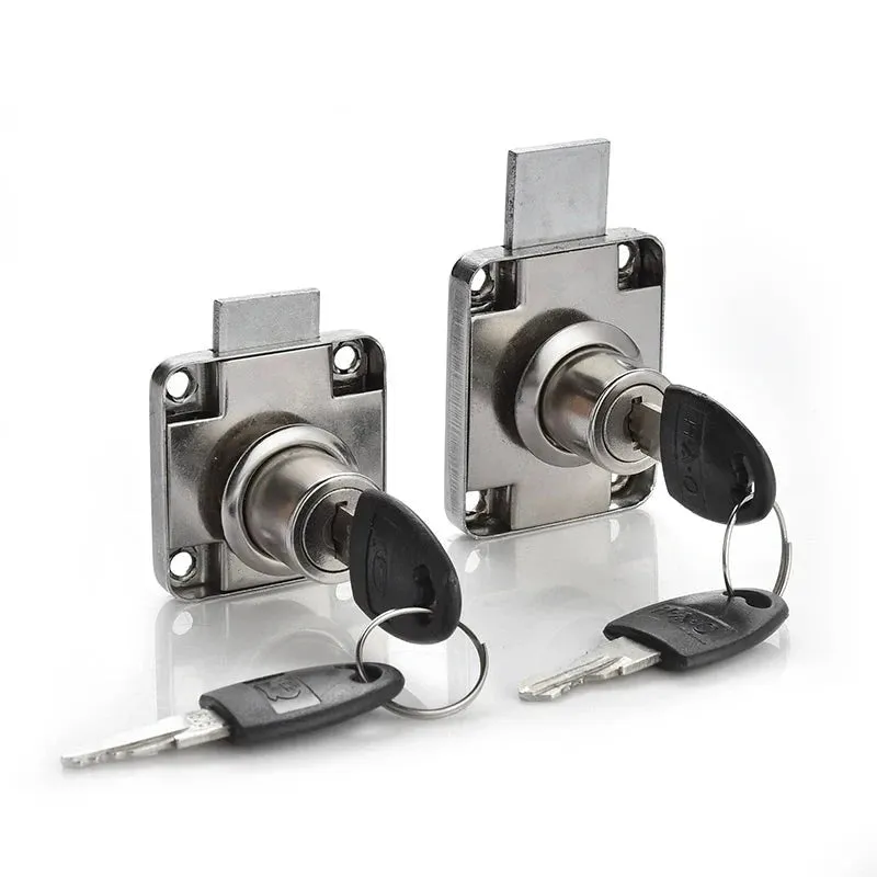 2 Key Drawer Lock for Furniture Cabinets