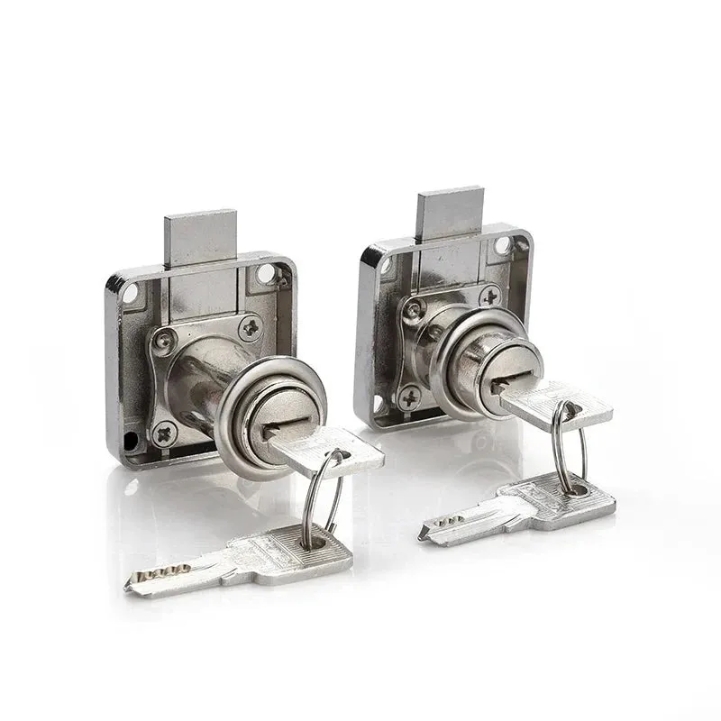 2 Key Drawer Lock for Furniture Cabinets