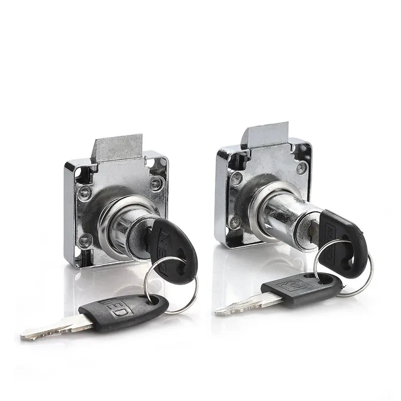 2 Key Drawer Lock for Furniture Cabinets