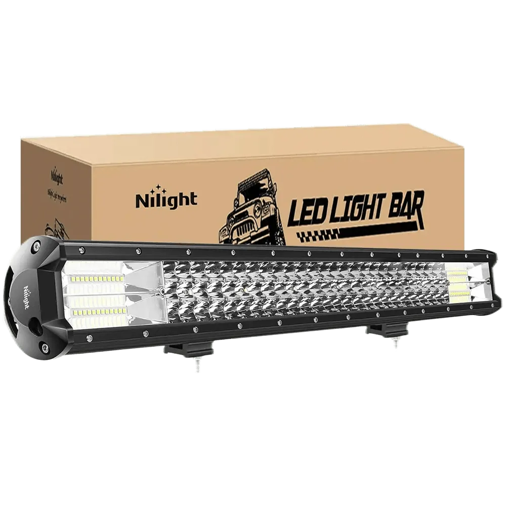 26 Inch 360W Triple Row Spot Flood LED Light Bar