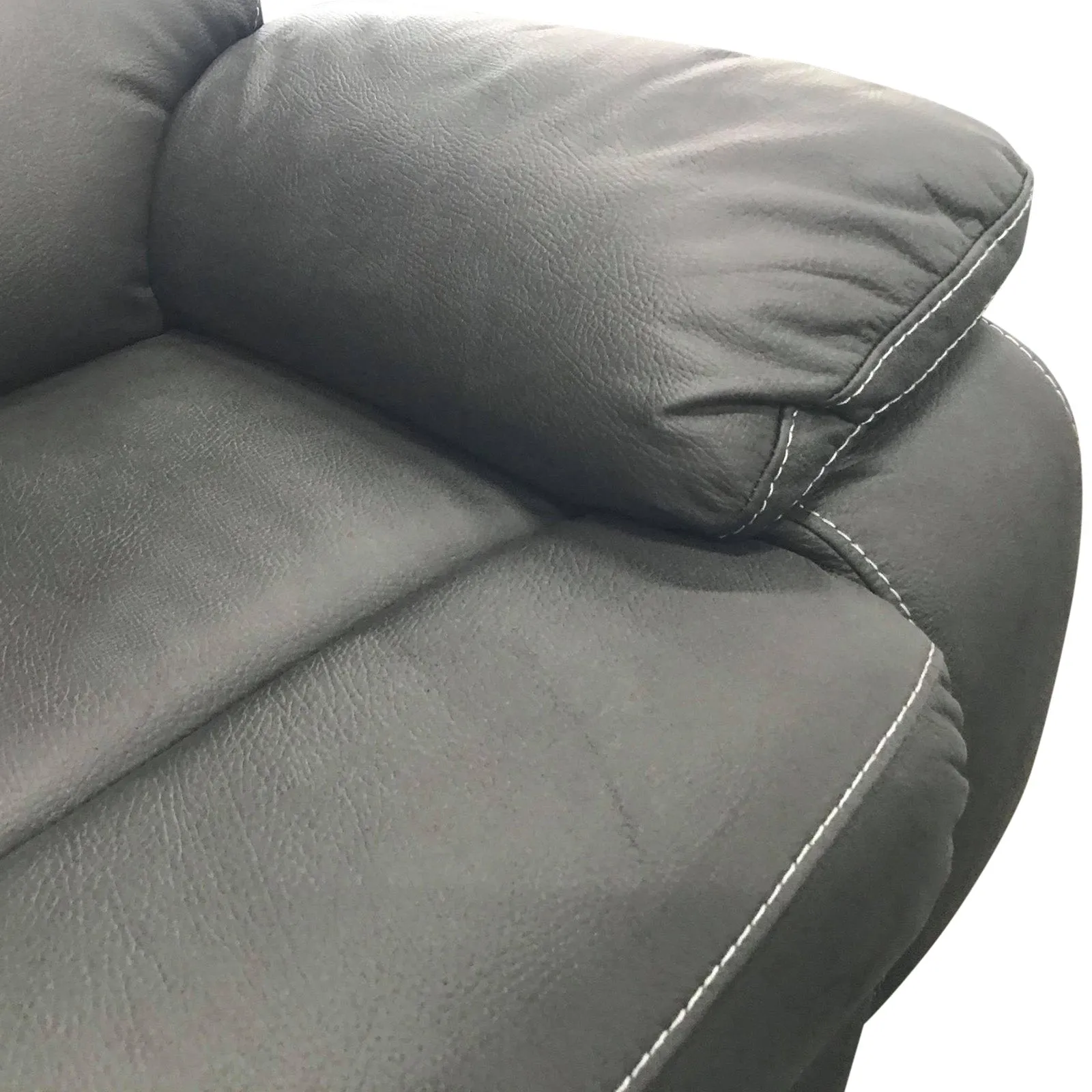 3RR 1RR 1RR Leatherette Electric Recliner - Grey | Ultimate Comfort
