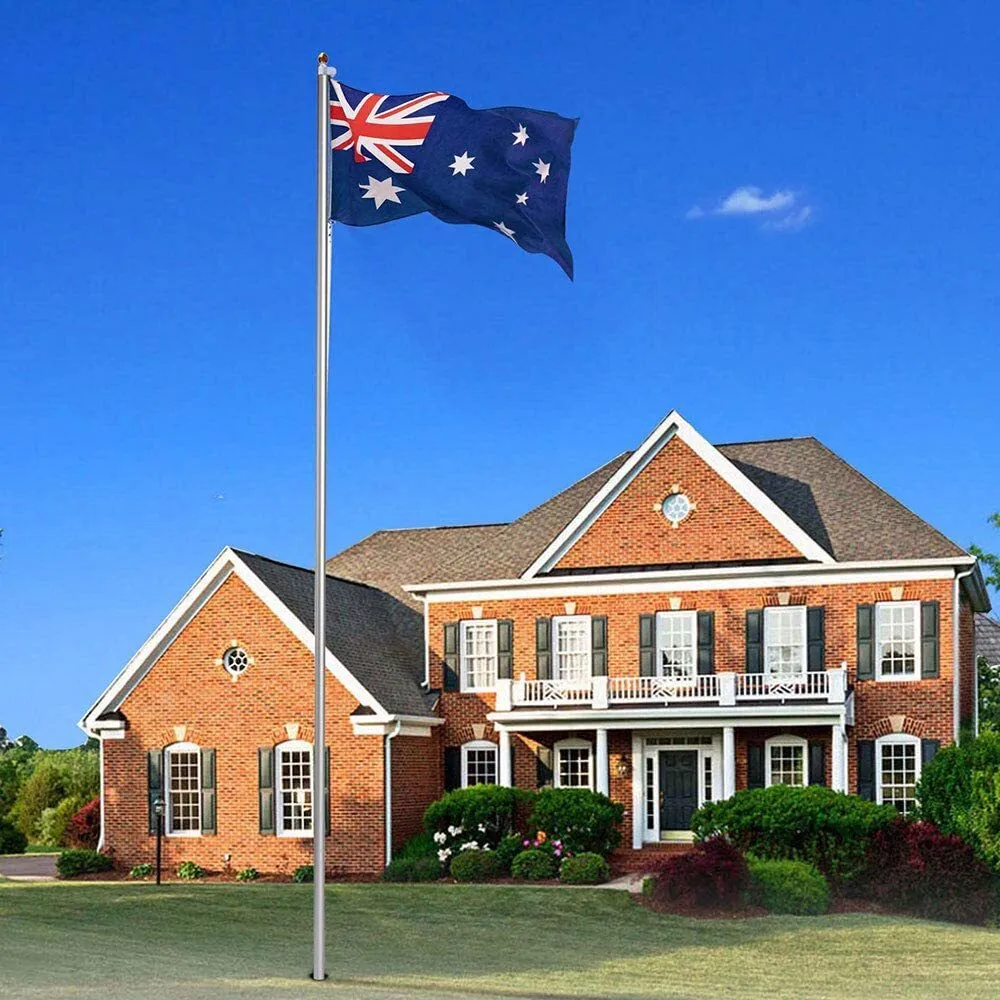 6.2M Australia Sectional Flag Pole Kit - for Outdoor Aussie Flags