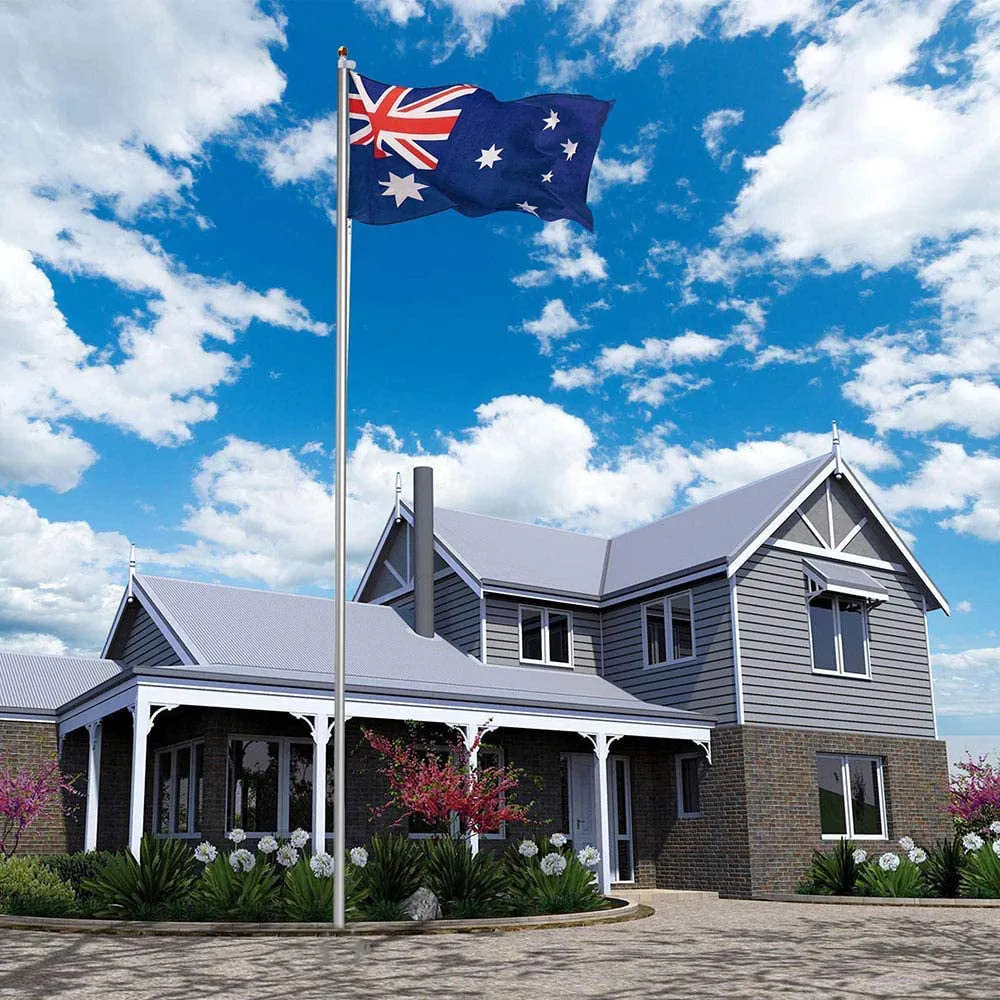 6.2M Australia Sectional Flag Pole Kit - for Outdoor Aussie Flags