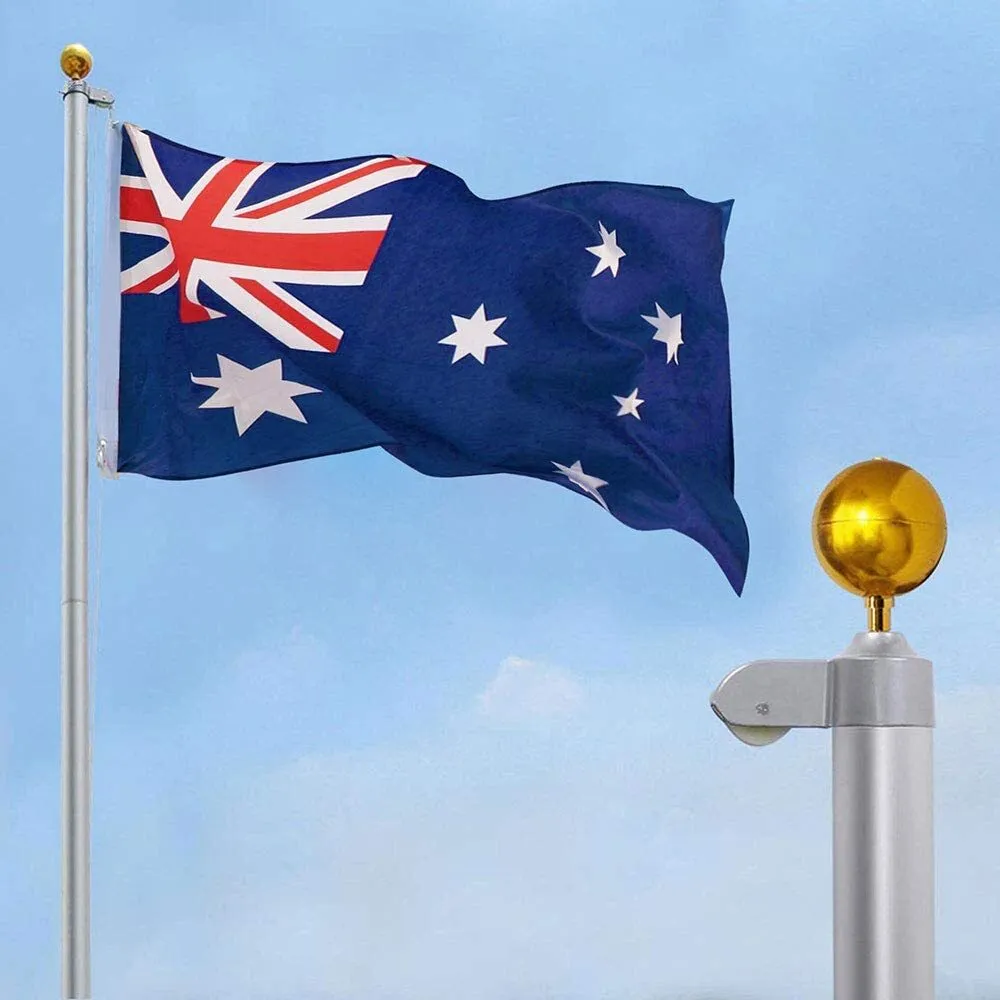 6.2M Australia Sectional Flag Pole Kit - for Outdoor Aussie Flags