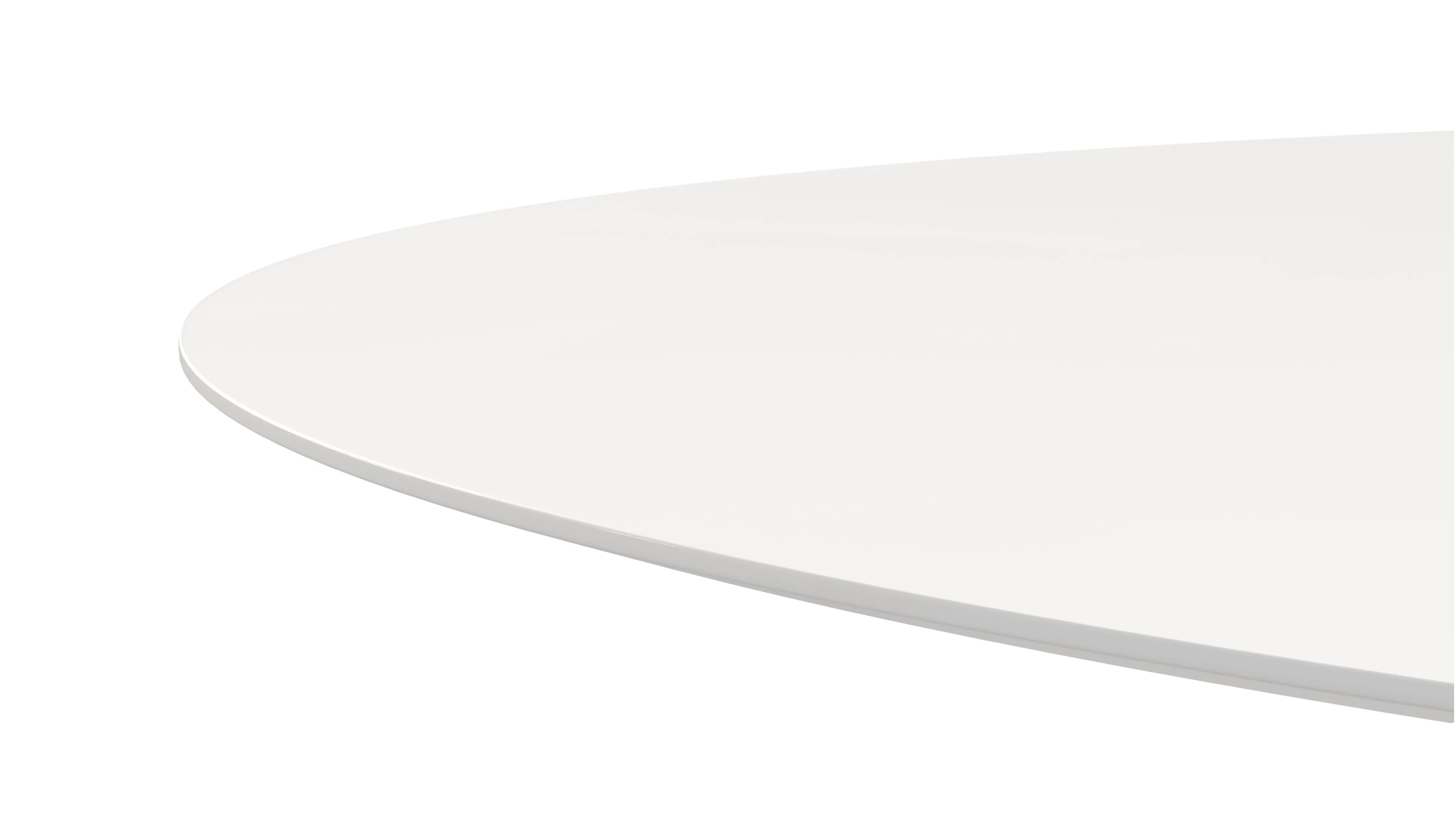 Aarhus - Aarhus Oval Dining Table, White Lacquer, 77"