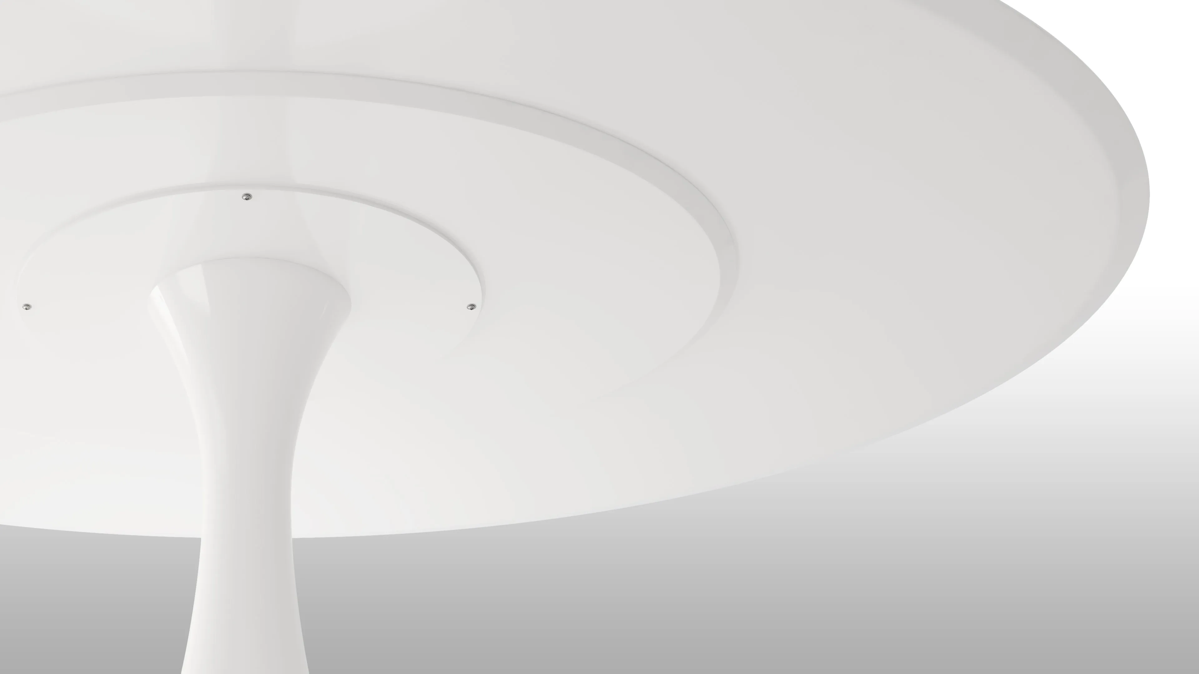 Aarhus - Aarhus Oval Dining Table, White Lacquer, 77"