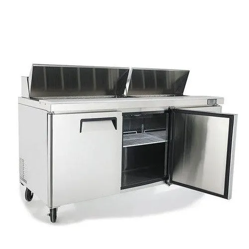 Atosa MSF8304 72" Three Door Standard Top Sandwich Prep Unit