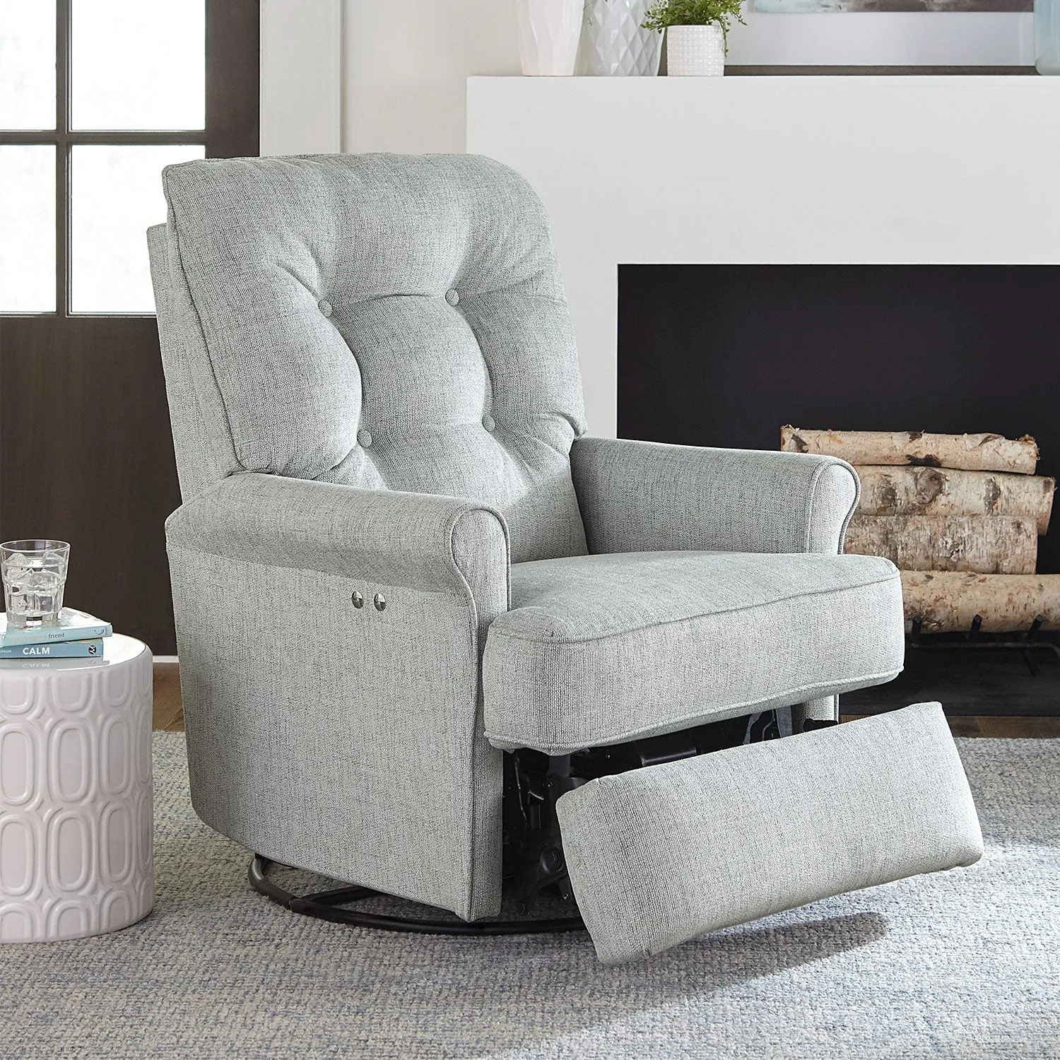 Best Chairs Carissa Swivel Glider Recliner