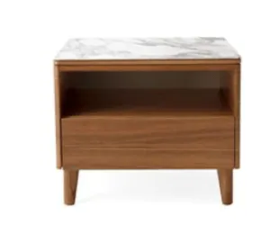 Boston Night stand w/ Marble By Calligaris