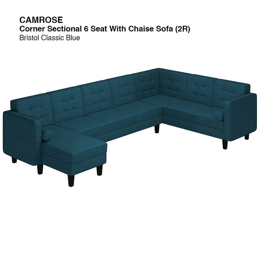 Camrose Sectional 6 Seat with Chaise (2R) Sofa