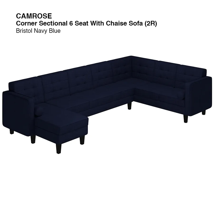 Camrose Sectional 6 Seat with Chaise (2R) Sofa
