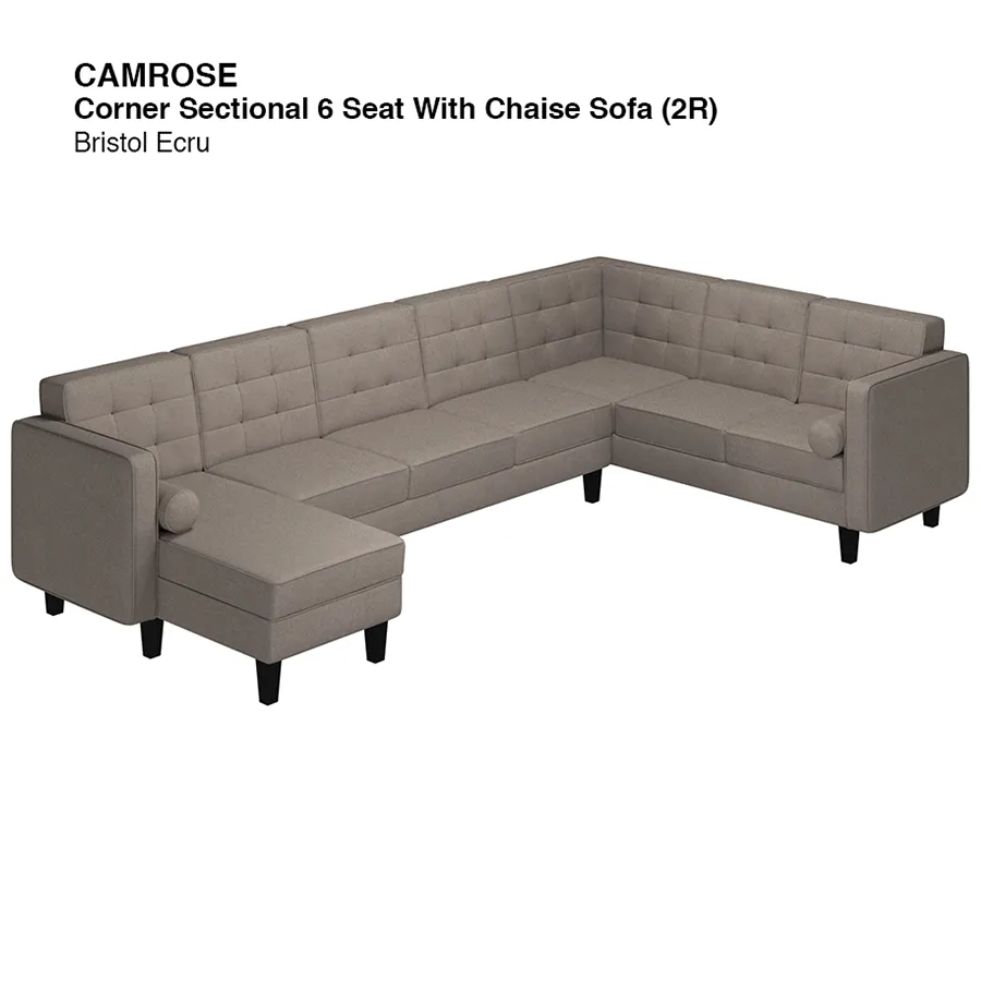 Camrose Sectional 6 Seat with Chaise (2R) Sofa