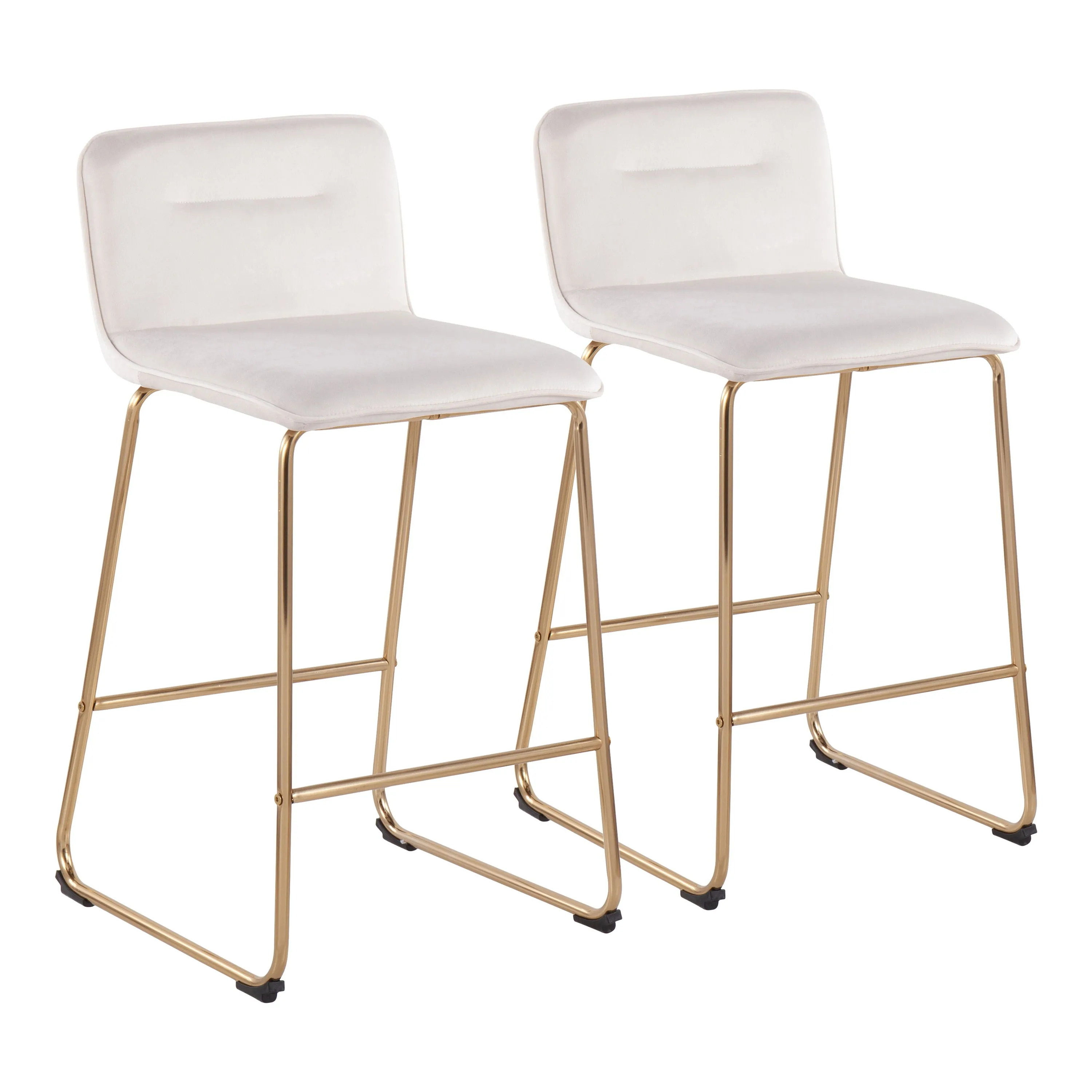Casper - Fixed Height Contemporary Counter Stool (Set of 2) by Couch.com