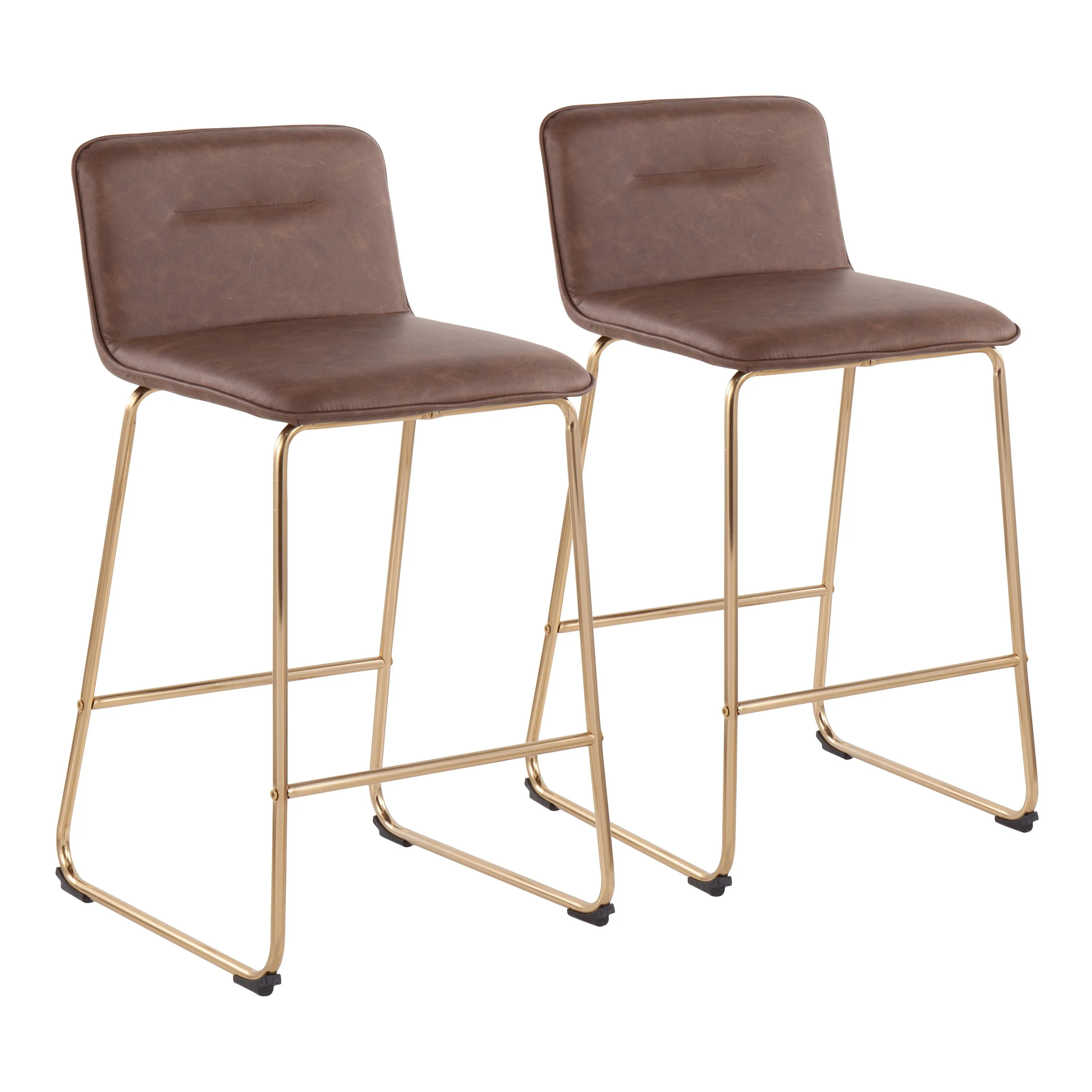 Casper - Fixed Height Contemporary Counter Stool (Set of 2) by Couch.com