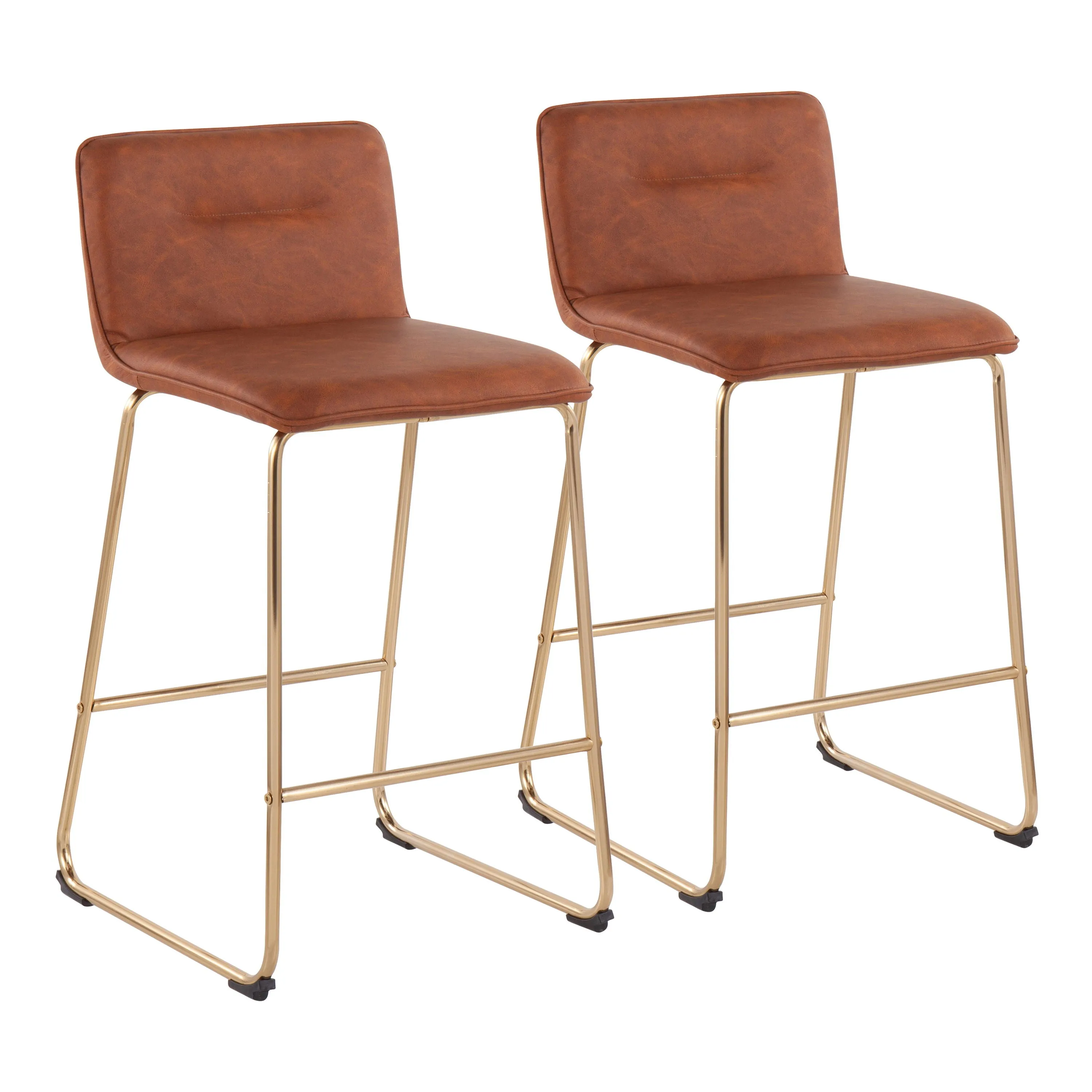 Casper - Fixed Height Contemporary Counter Stool (Set of 2) by Couch.com