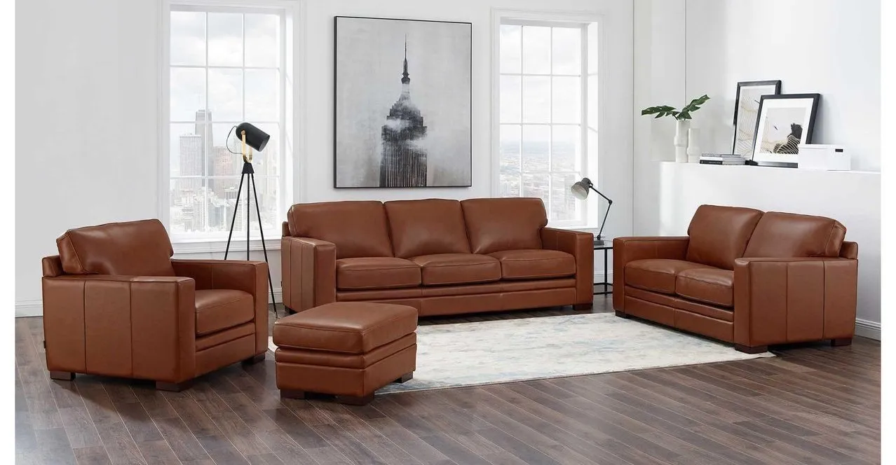 Dillon Leather Sofa Collection