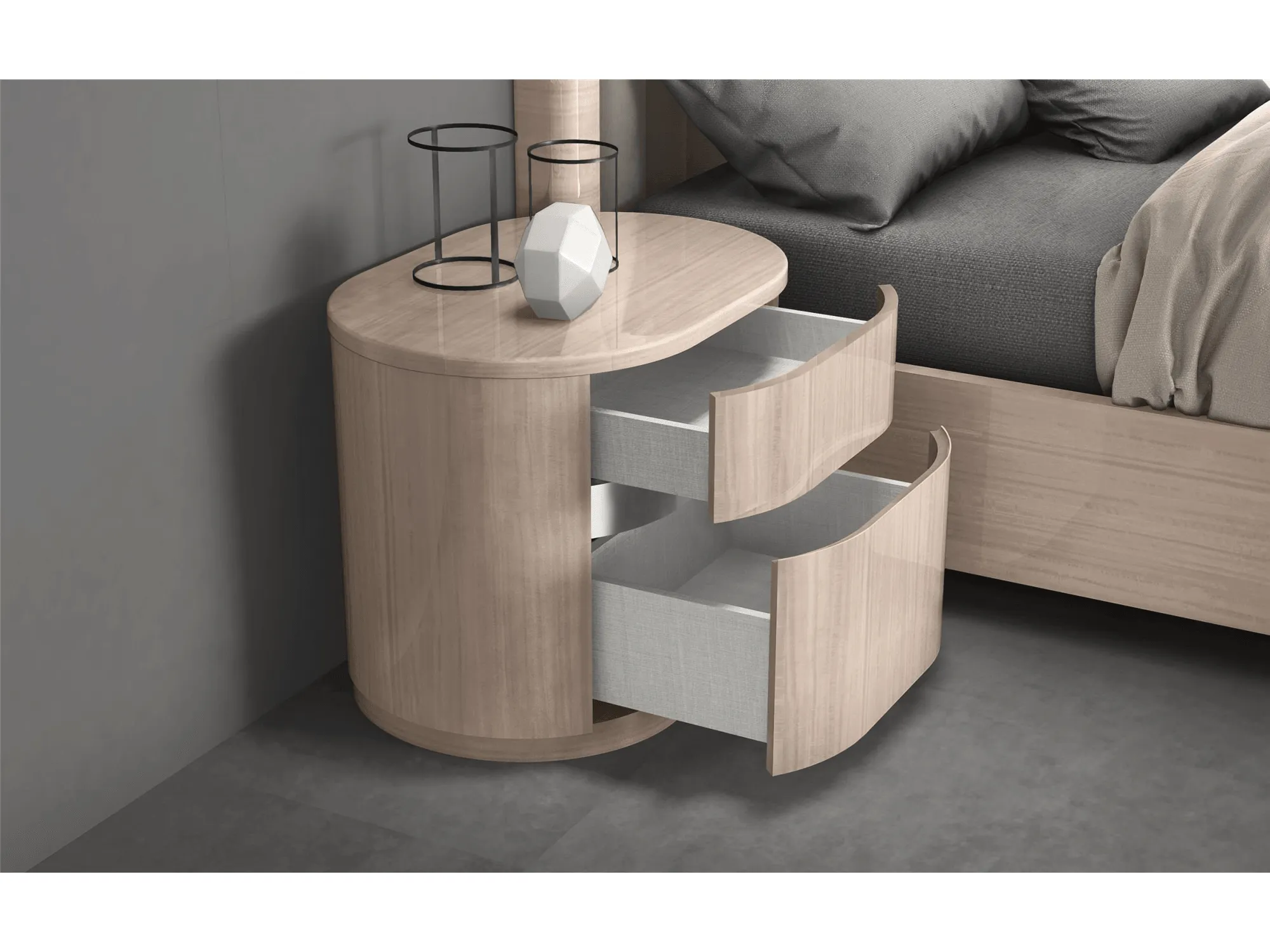 Dorothy Nightstand Beige