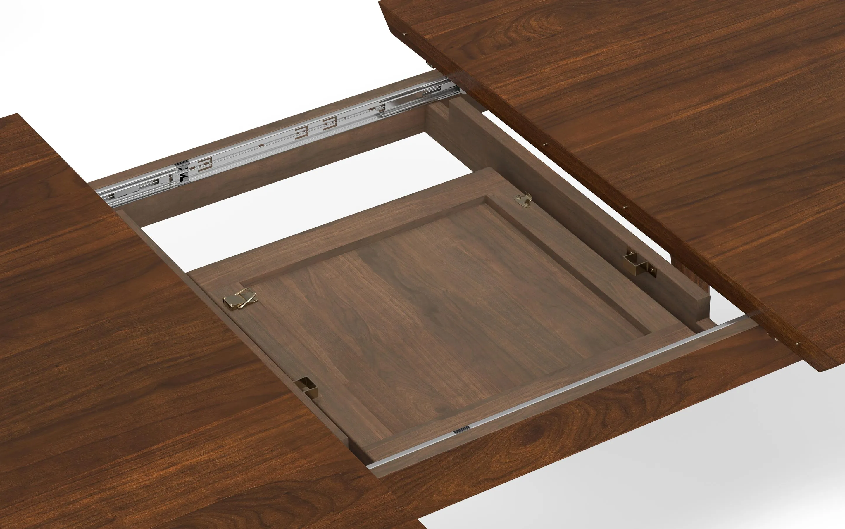 Draper Mid Century Extendable Dining Table
