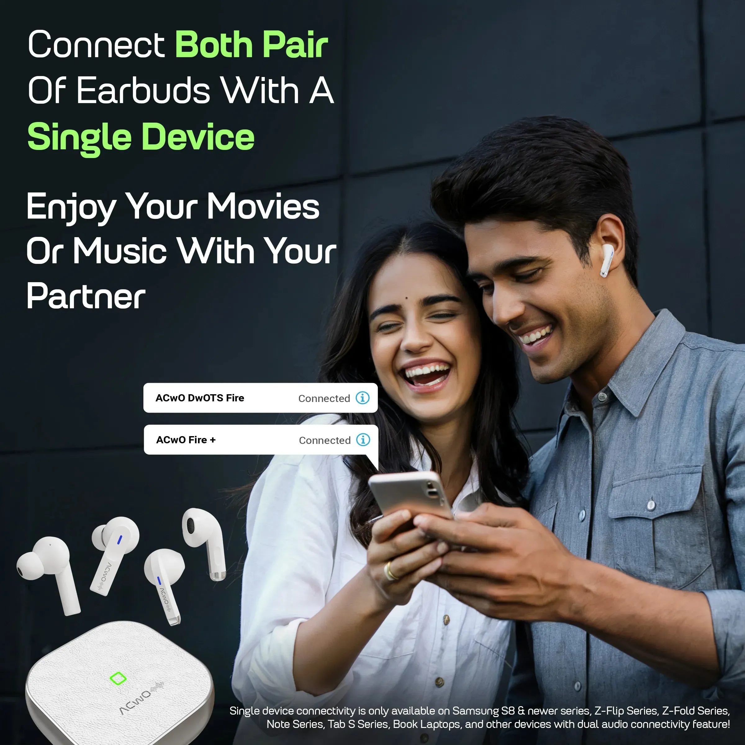 DwOTS Fire : Silver Earbuds