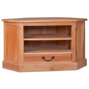 Eck-TV-Schrank 80x40x49 cm Massivholz Mahagoni