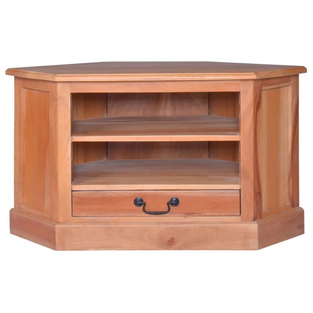 Eck-TV-Schrank 80x40x49 cm Massivholz Mahagoni