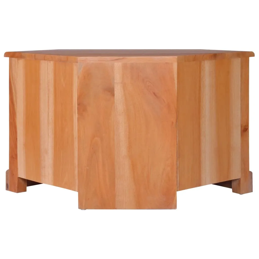 Eck-TV-Schrank 80x40x49 cm Massivholz Mahagoni