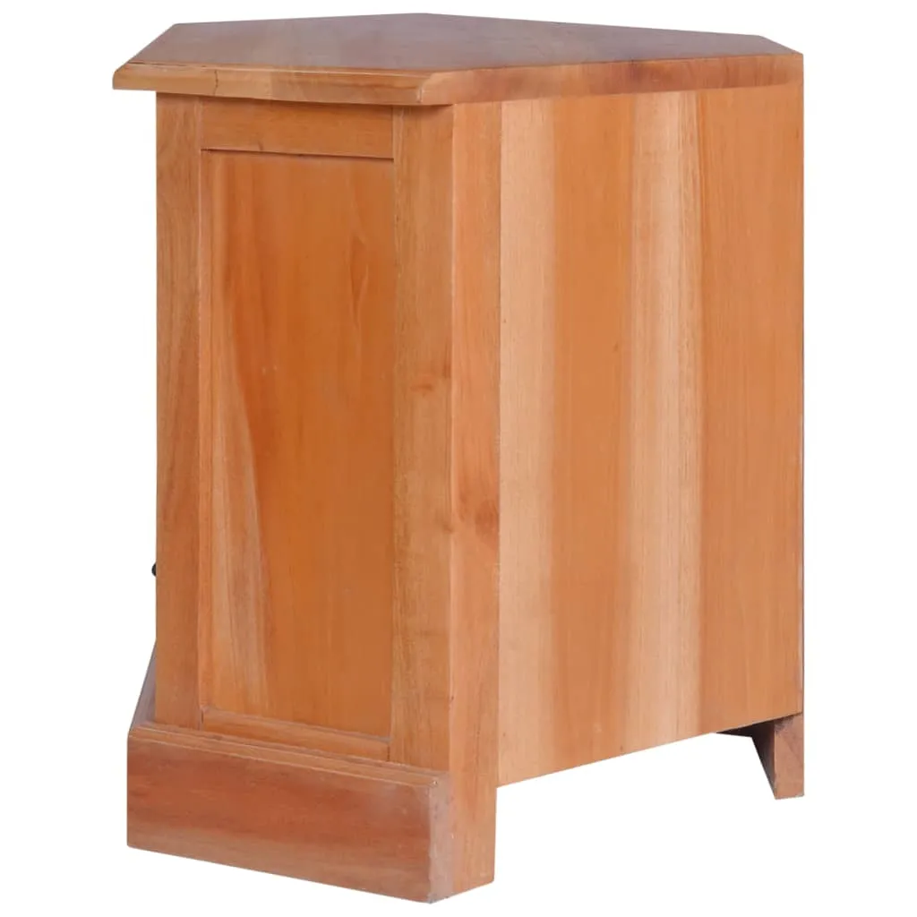 Eck-TV-Schrank 80x40x49 cm Massivholz Mahagoni