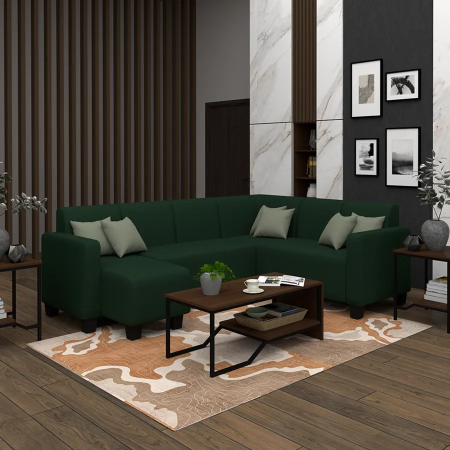 Eric Corner Sectional 5 Seat with Chaise (2R) Sofa