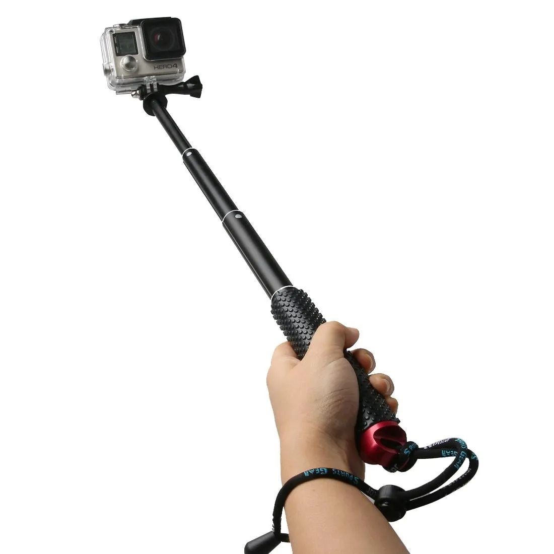 Extendable Monopod for Action Cameras - 49cm