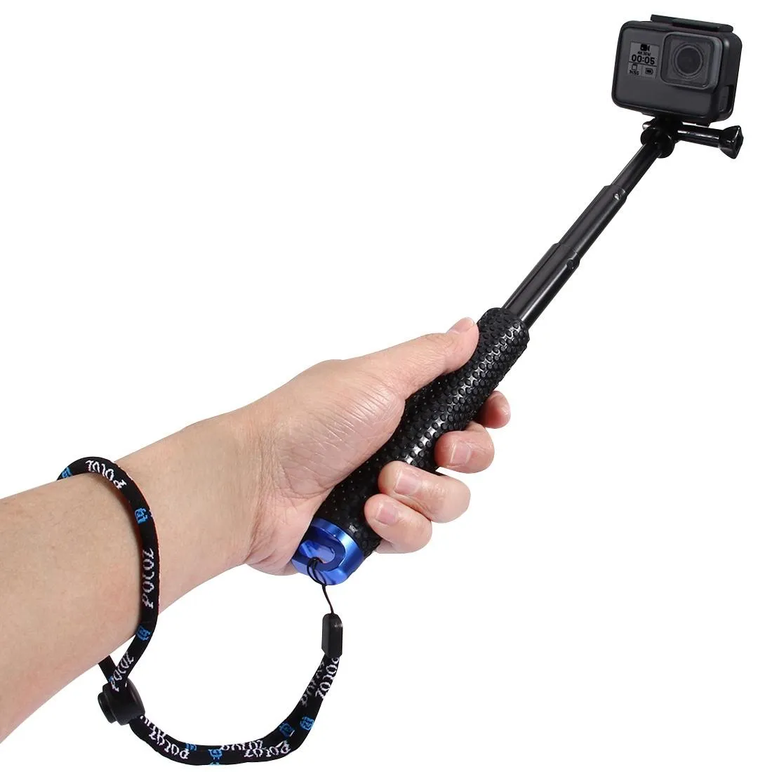 Extendable Monopod for Gopro and Other Action Cameras - 19-49cm