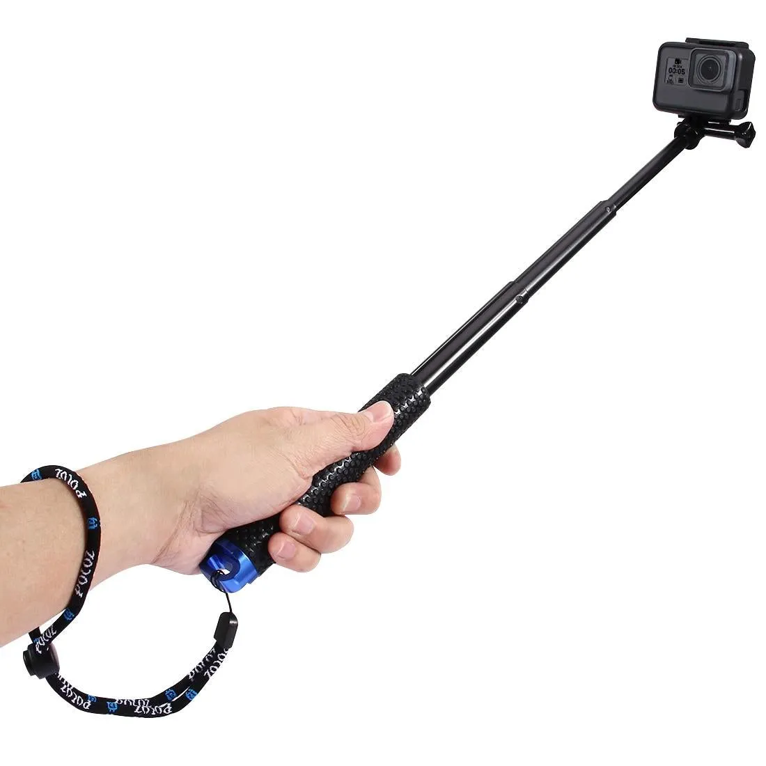 Extendable Monopod for Gopro and Other Action Cameras - 19-49cm