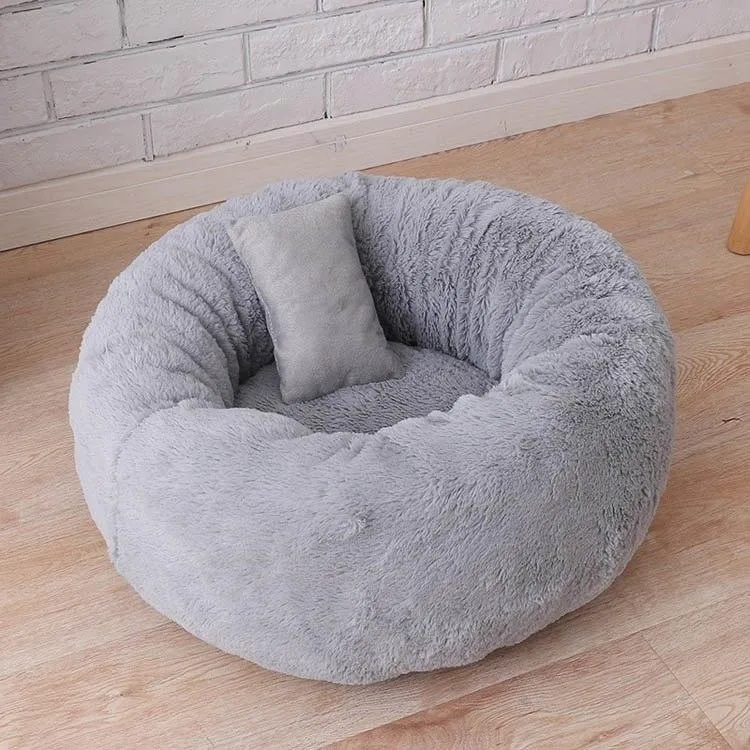 Fleece Round Bed for Cats