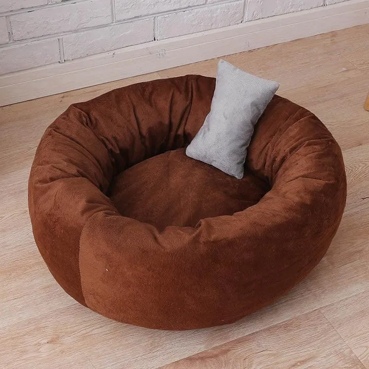 Fleece Round Bed for Cats