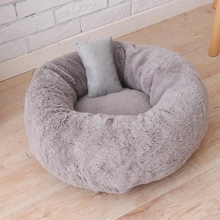Fleece Round Bed for Cats