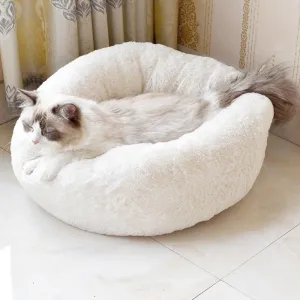 Fleece Round Bed for Cats