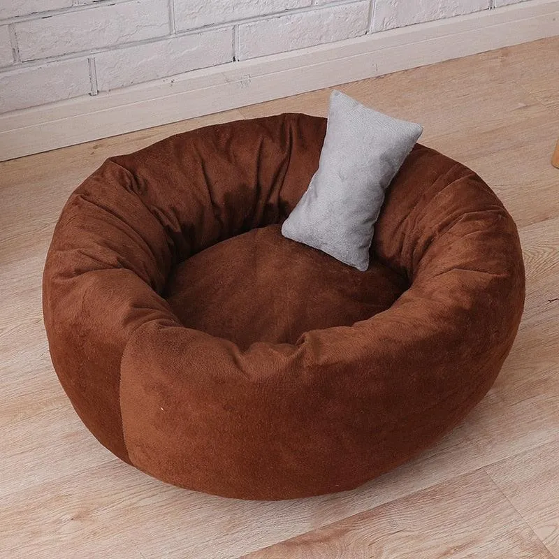 Fleece Round Bed for Cats
