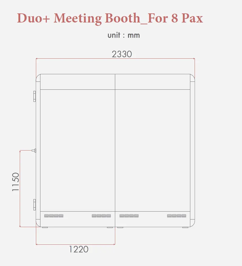 Koplus Duo  Meeting Pod With UV-C Lamp 8 Pax (2022 Edition)
