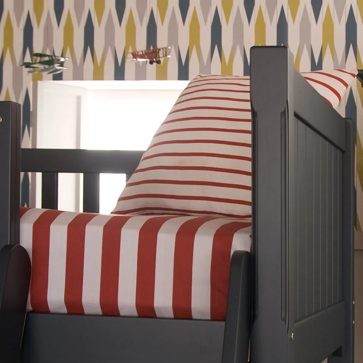Little Folks Furniture - Fargo Bunk Bed in Painswick Blue