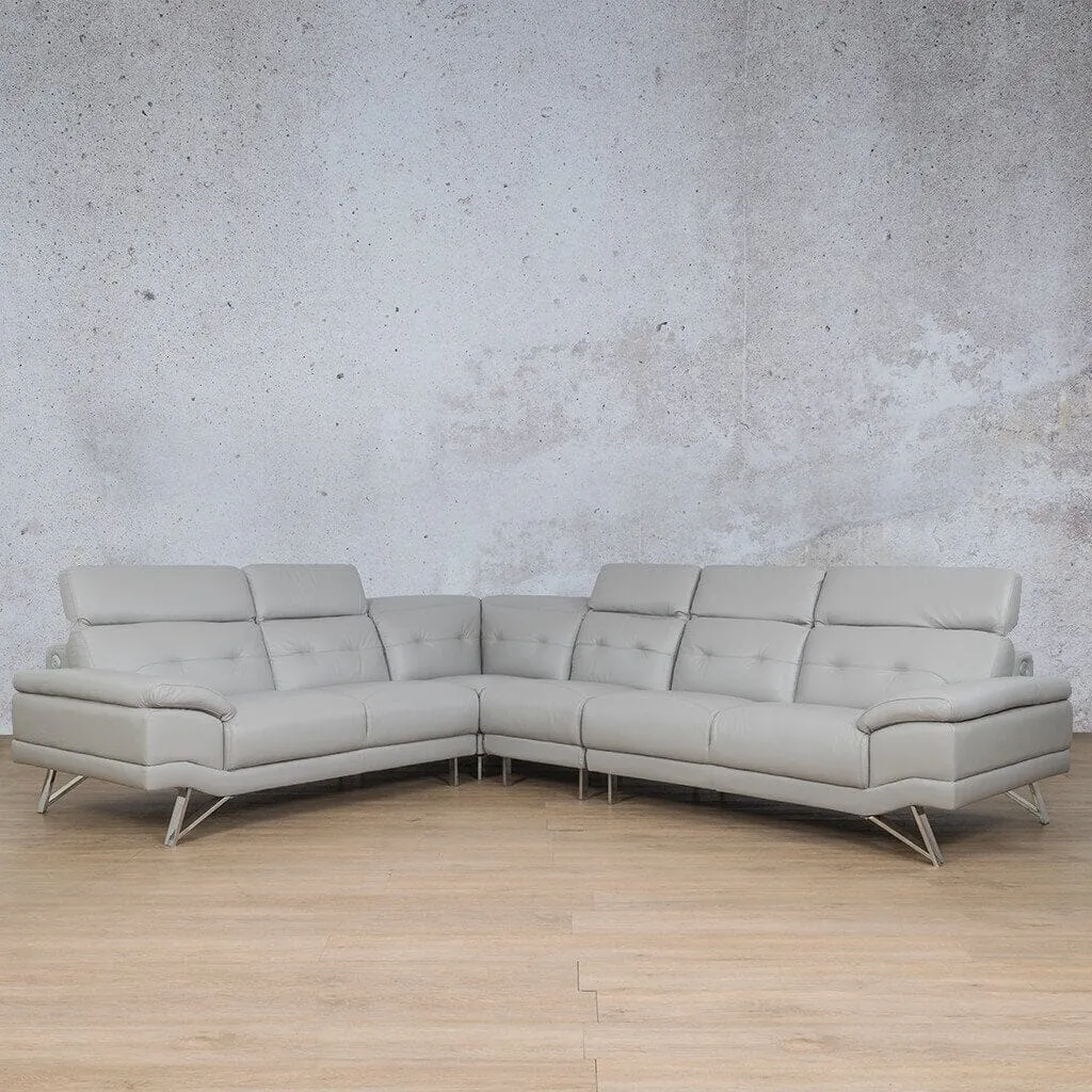 Manila Leather Sectional