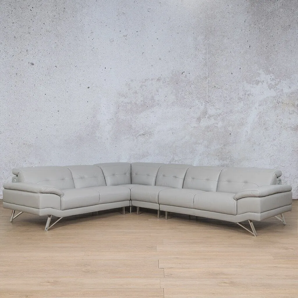 Manila Leather Sectional