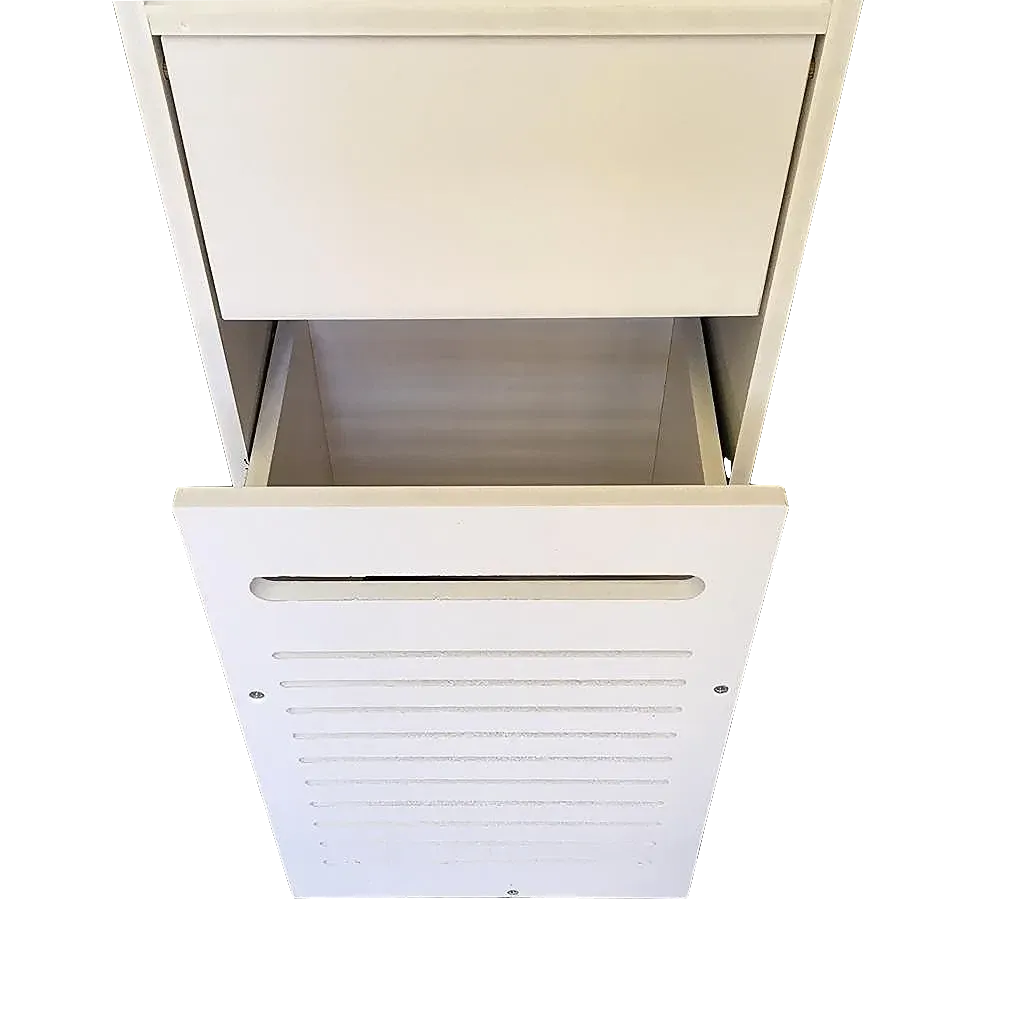 Modern Bathroom 3 FT Furniture PVC Board Bathroom Storage Cabinet with Drawers By Miza