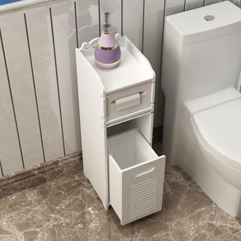 Modern Bathroom 3 FT Furniture PVC Board Bathroom Storage Cabinet with Drawers By Miza