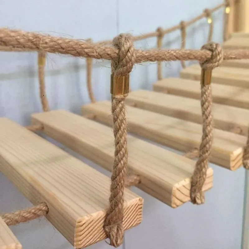 Nancy Sway Wooden Rope Bridge