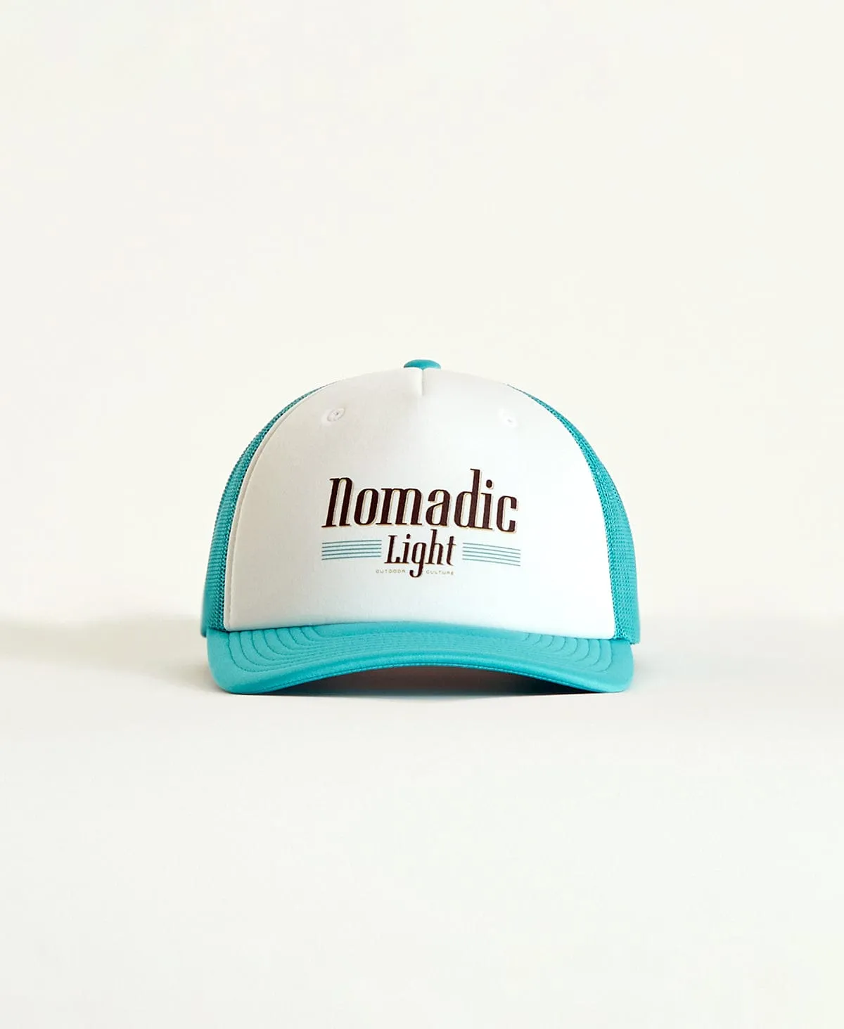 Nowhere Trucker Cap White/Teal