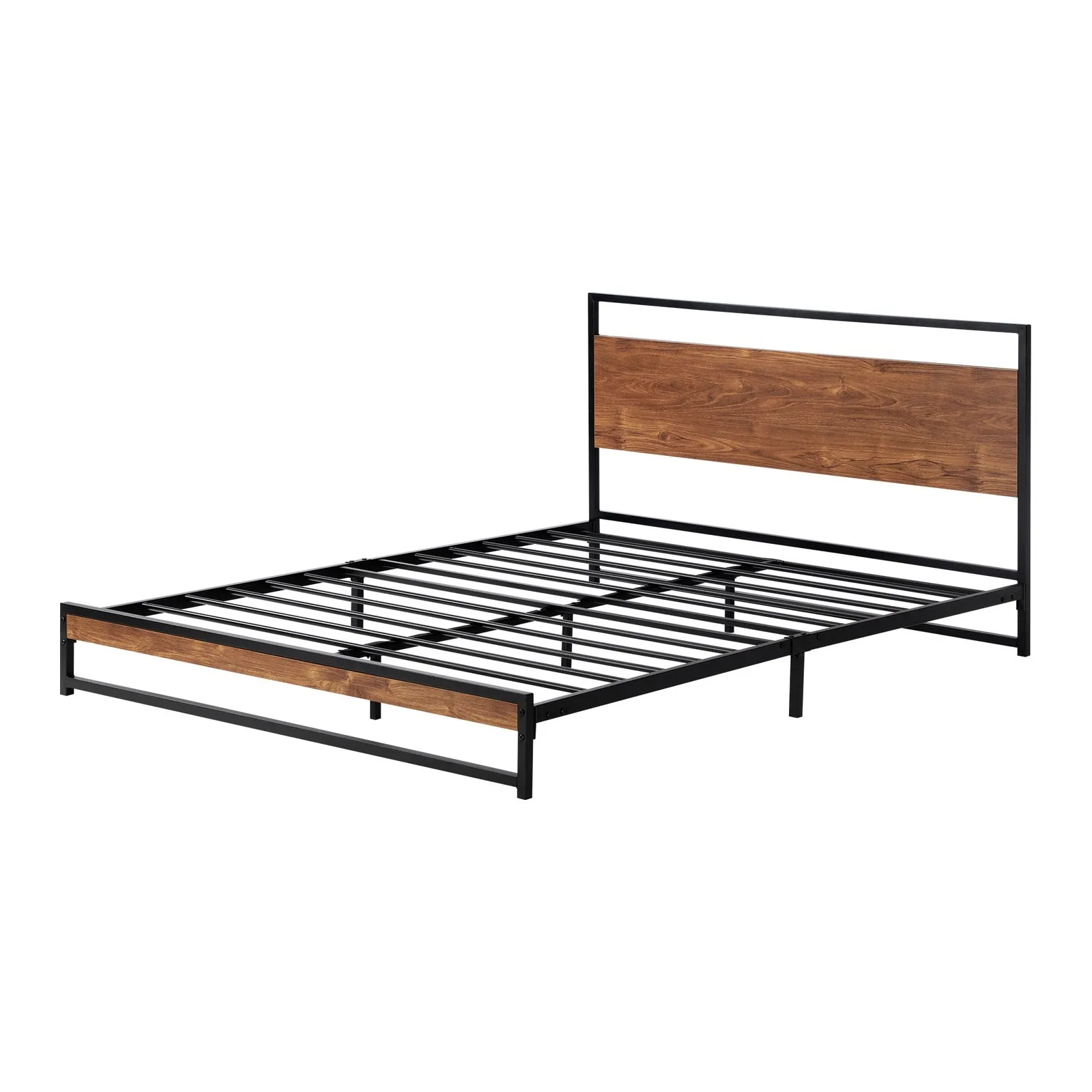 Oikiture Metal Bed Frame King Size Beds Base Platform Wood
