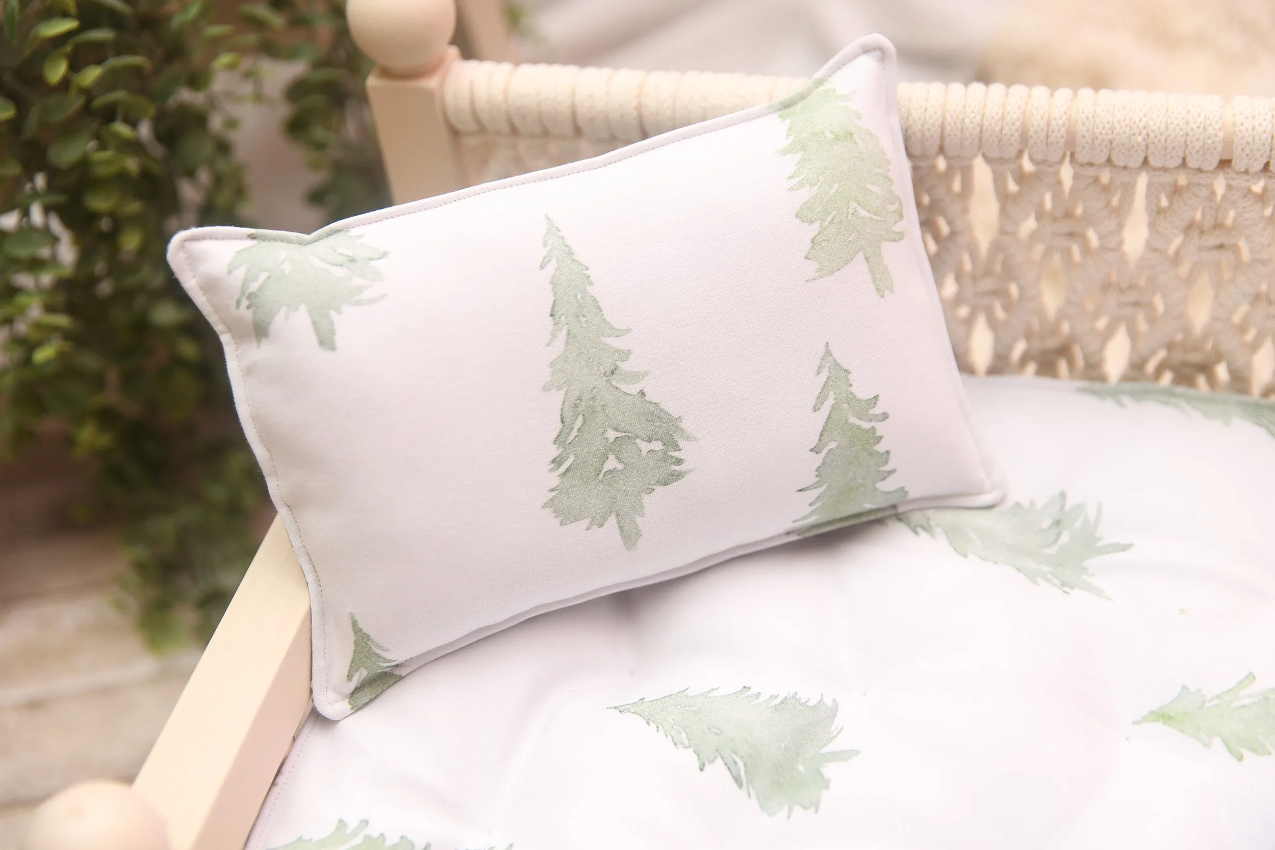 READY TO SHIP- 11x14 SMALL- REVERSIBLE 2 Color O Christmas Tree- NB Mattress
